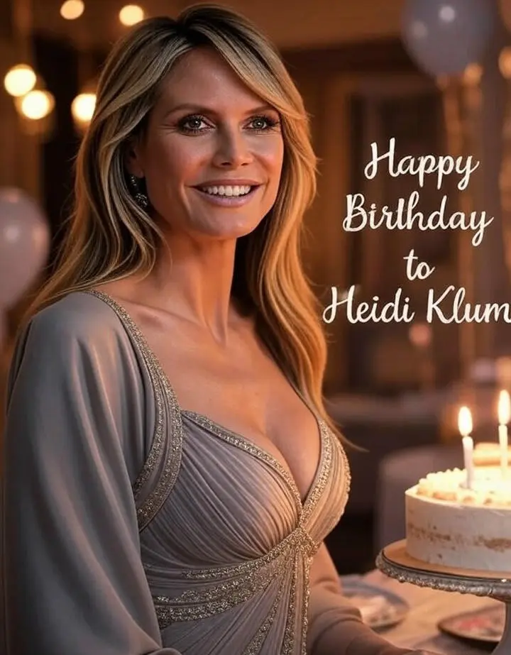 Birthday of Heidi Klum