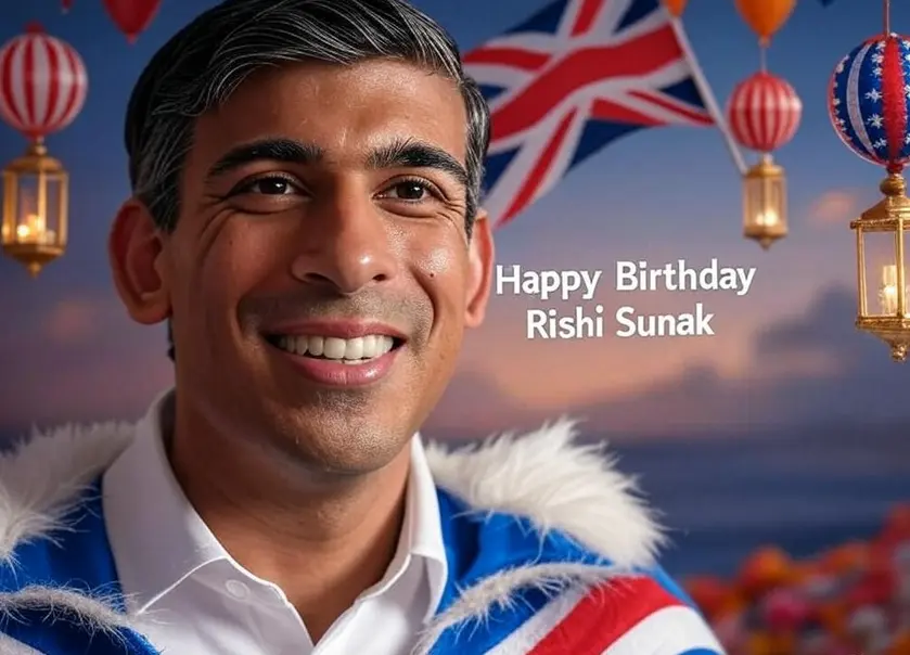 Birthday of Rishi Sunak