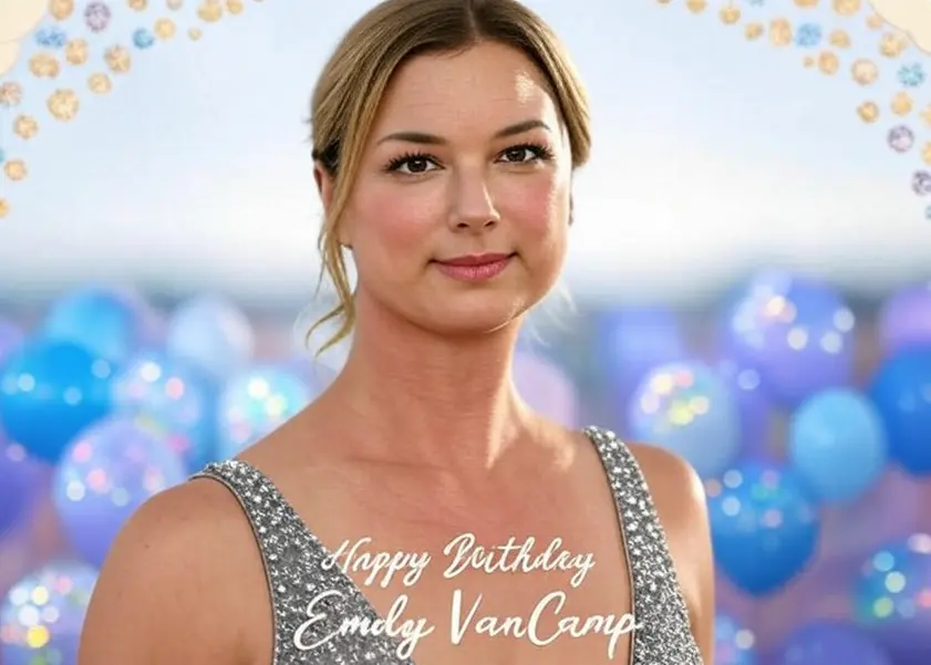 Birthday wish card for Emily VanCamp