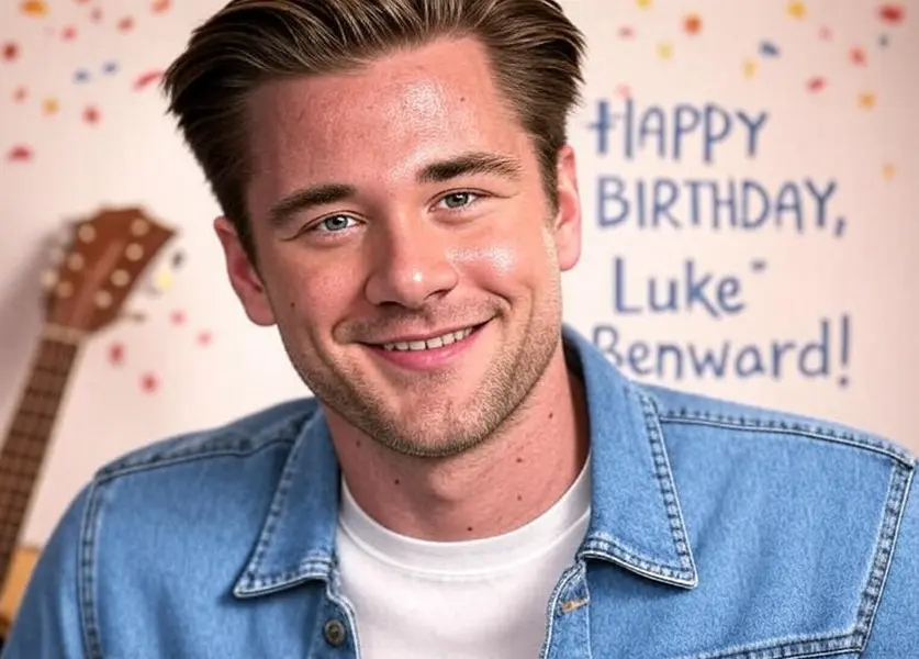 Birthday Wish card for Luke Benward