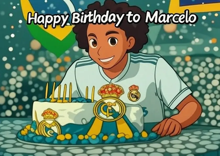 Birthday wish card for Marcelo