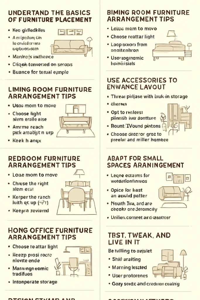 Furniture Arrangement Tips