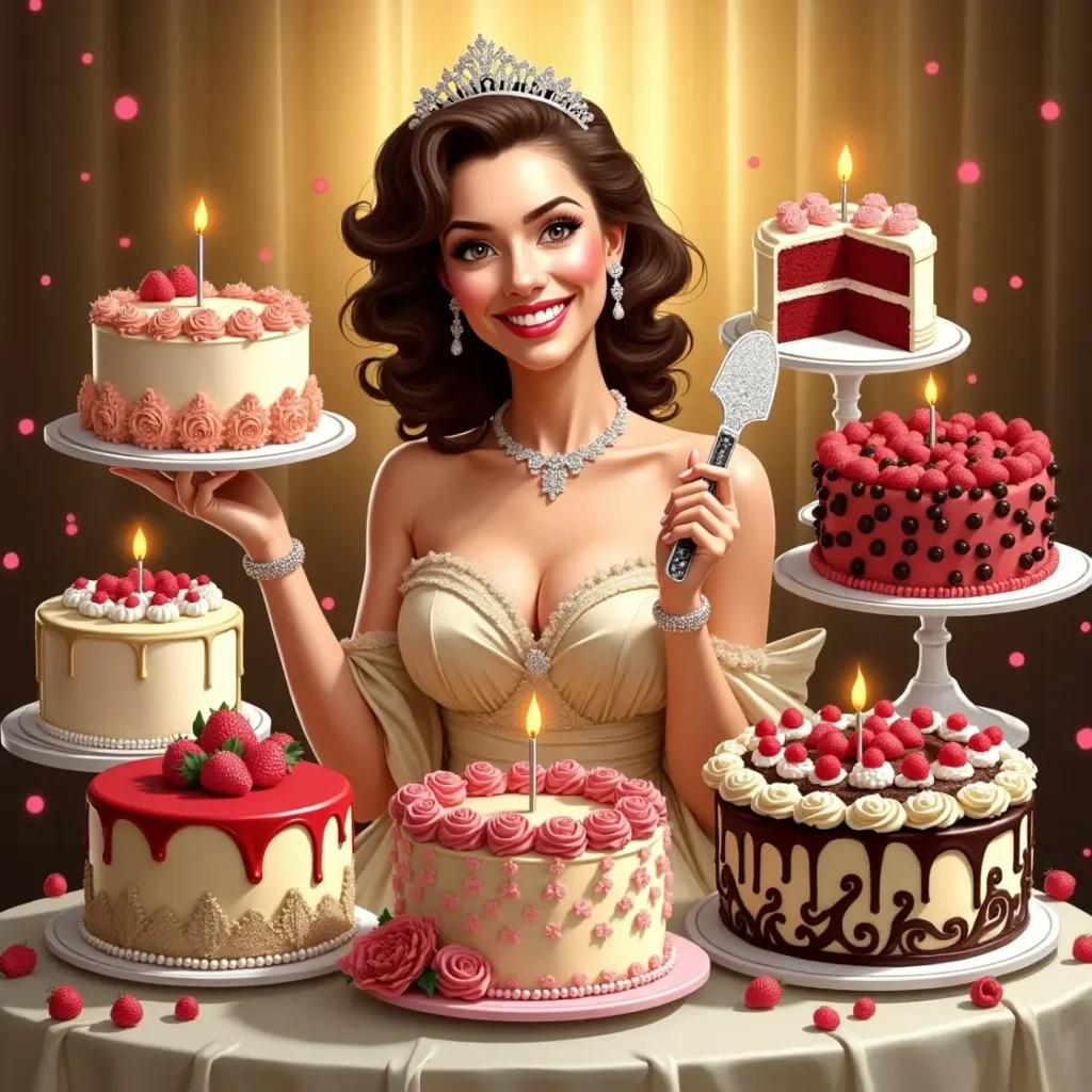 Happy Birthday Cake For Audrey Hepburn