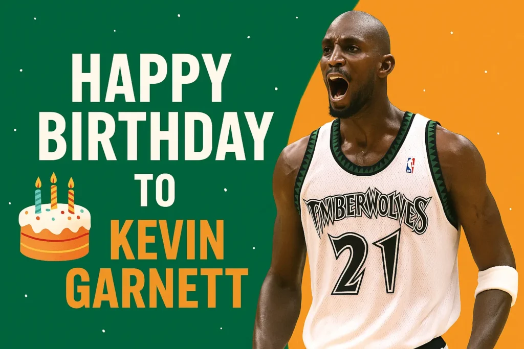 Kevin Garnett Birthday Wishes Messages Ideas