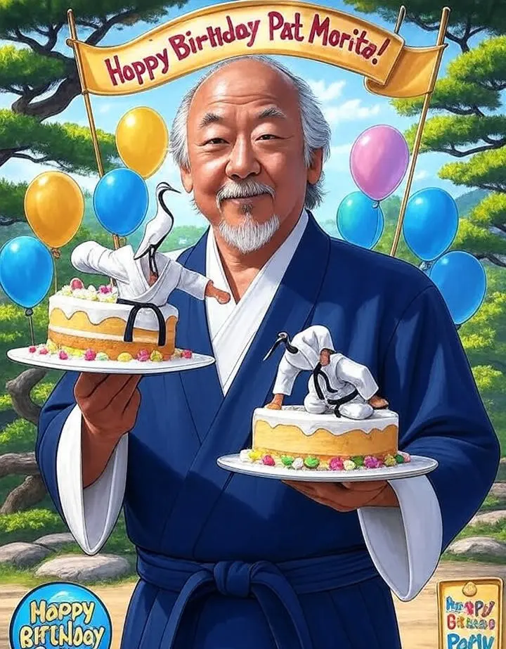 Arrange a Fan Party for Pat Morita