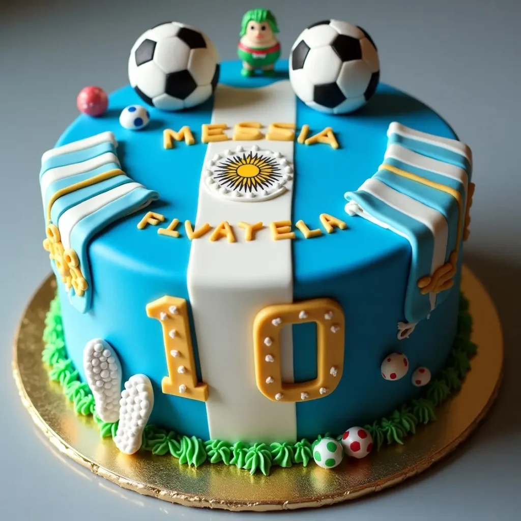 Birthday Cake For The GOATs Birthday Lionel Messi