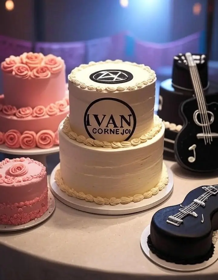 Birthday Cake Idea for American Singer Ivan Cornejo