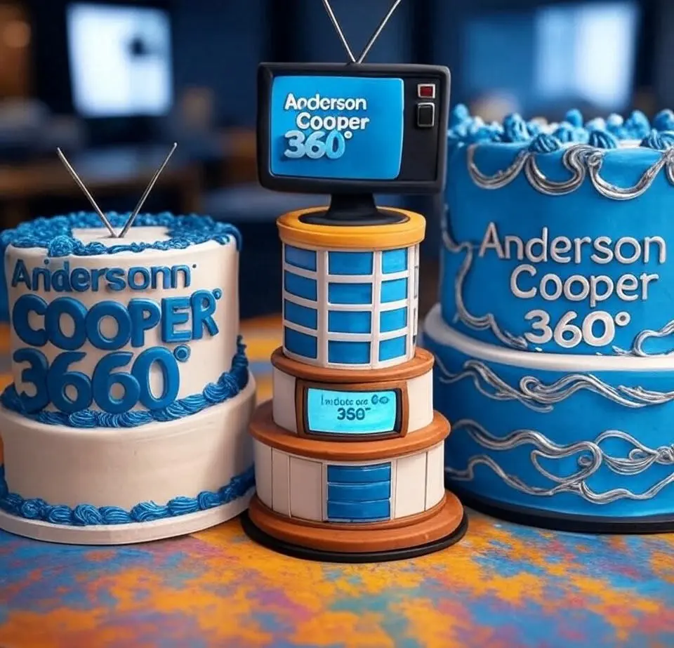 Birthday Cake Idea for Anderson Cooper