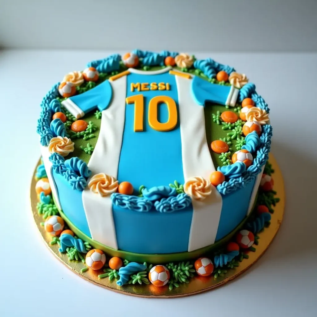 Birthday Cake Ideas For Lionel Messi