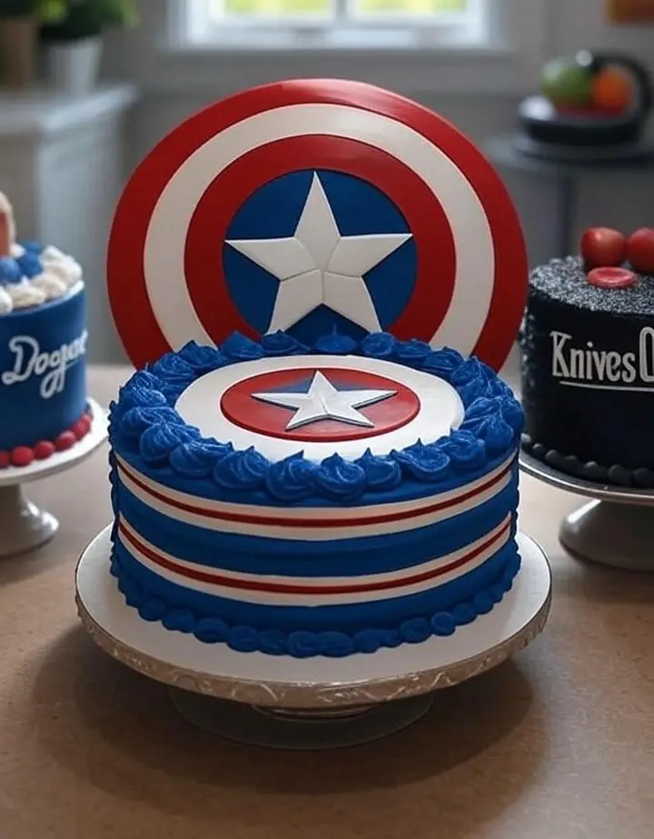 Birthday Cake Ideas for Movie Actor Chris Evans