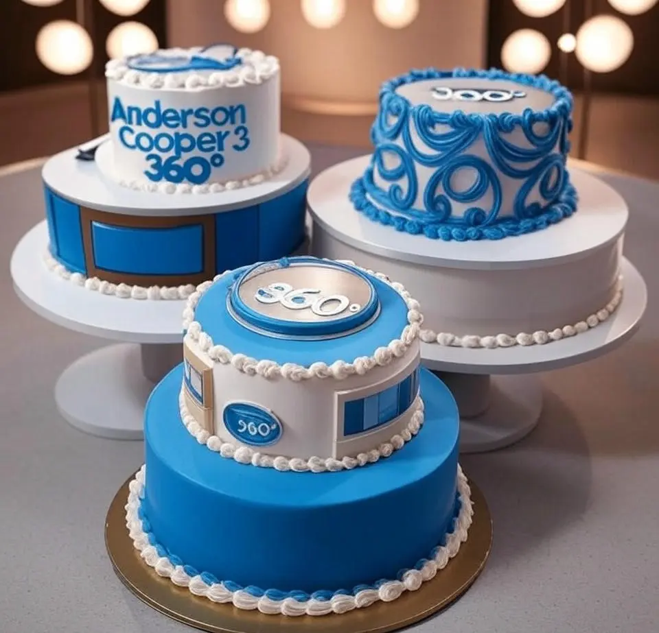 Birthday Cake Ideas for TV Show Host Anderson Cooper