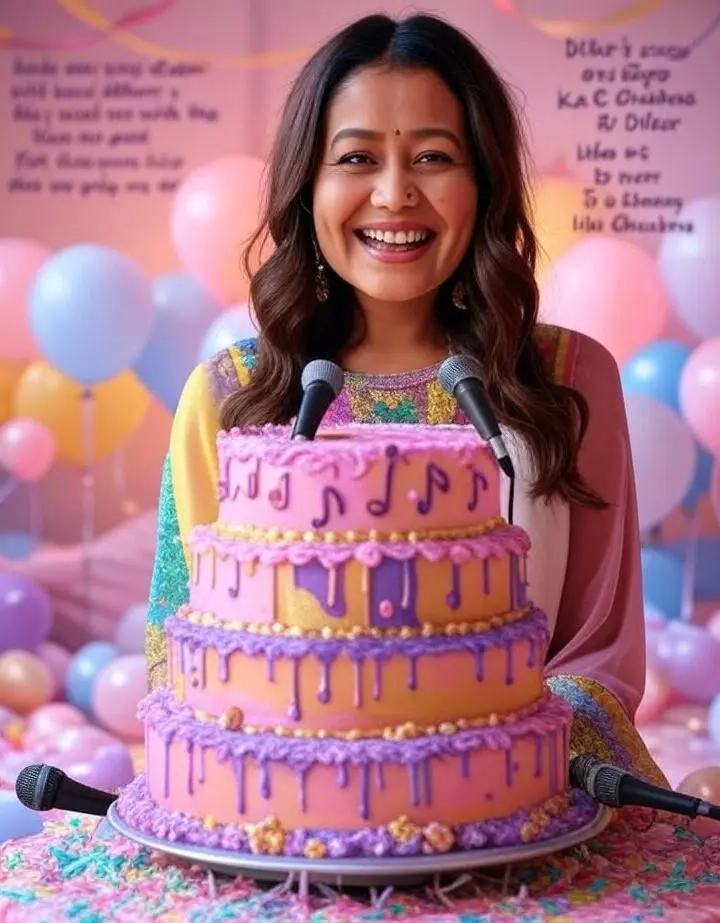 Birthday Cake for Neha Kakkar