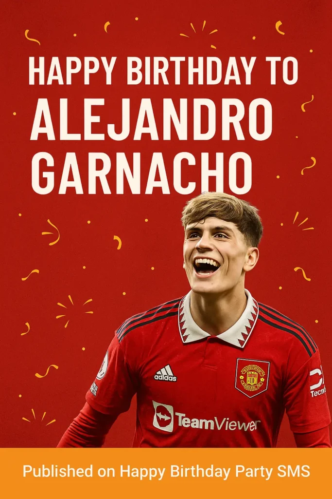 Birthday Wishes Messages for Alejandro Garnacho