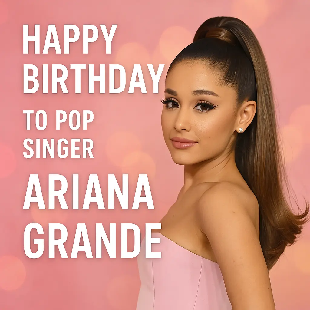 Birthday Wishes Messages for Ariana Grande
