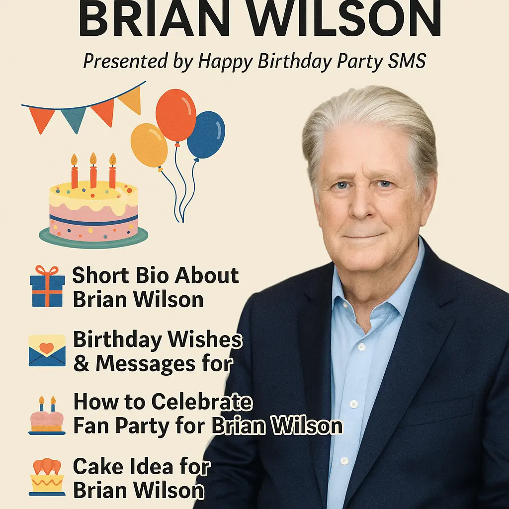 Birthday Wishes Messages for Brian Wilson