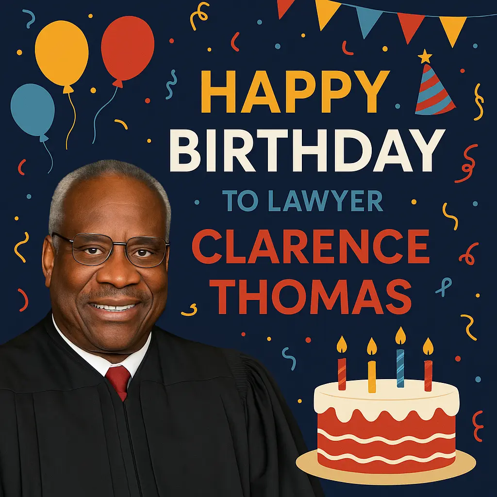 Birthday Wishes Messages for Clarence Thomas