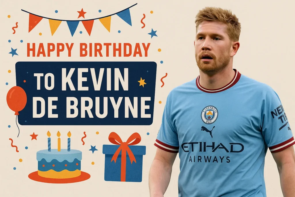 Birthday Wishes Messages for Kevin De Bruyne