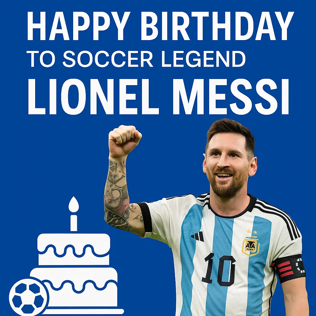 Birthday Wishes Messages for Lionel Messi