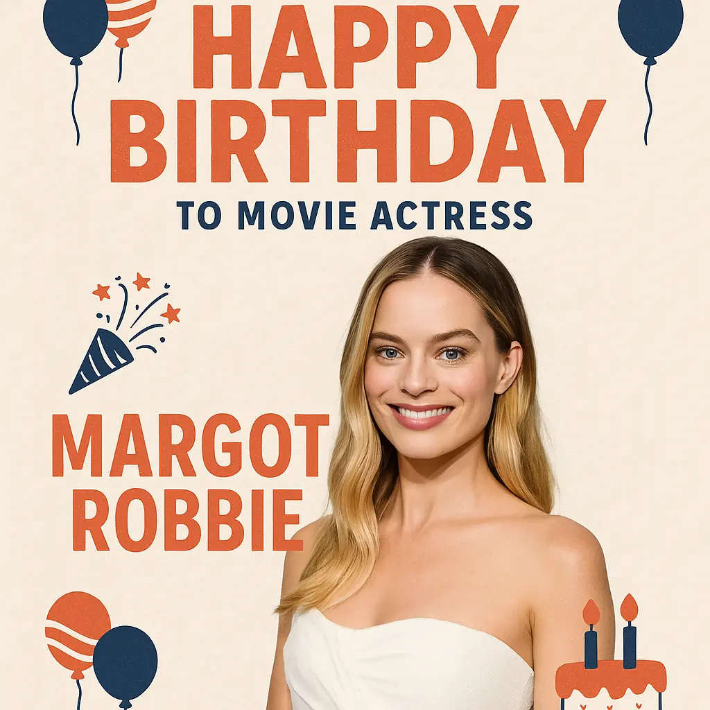Birthday Wishes Messages for Margot Robbie