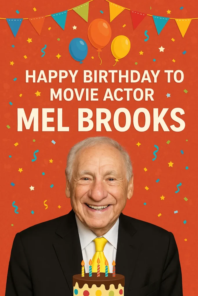 Birthday Wishes Messages for Mel Brooks