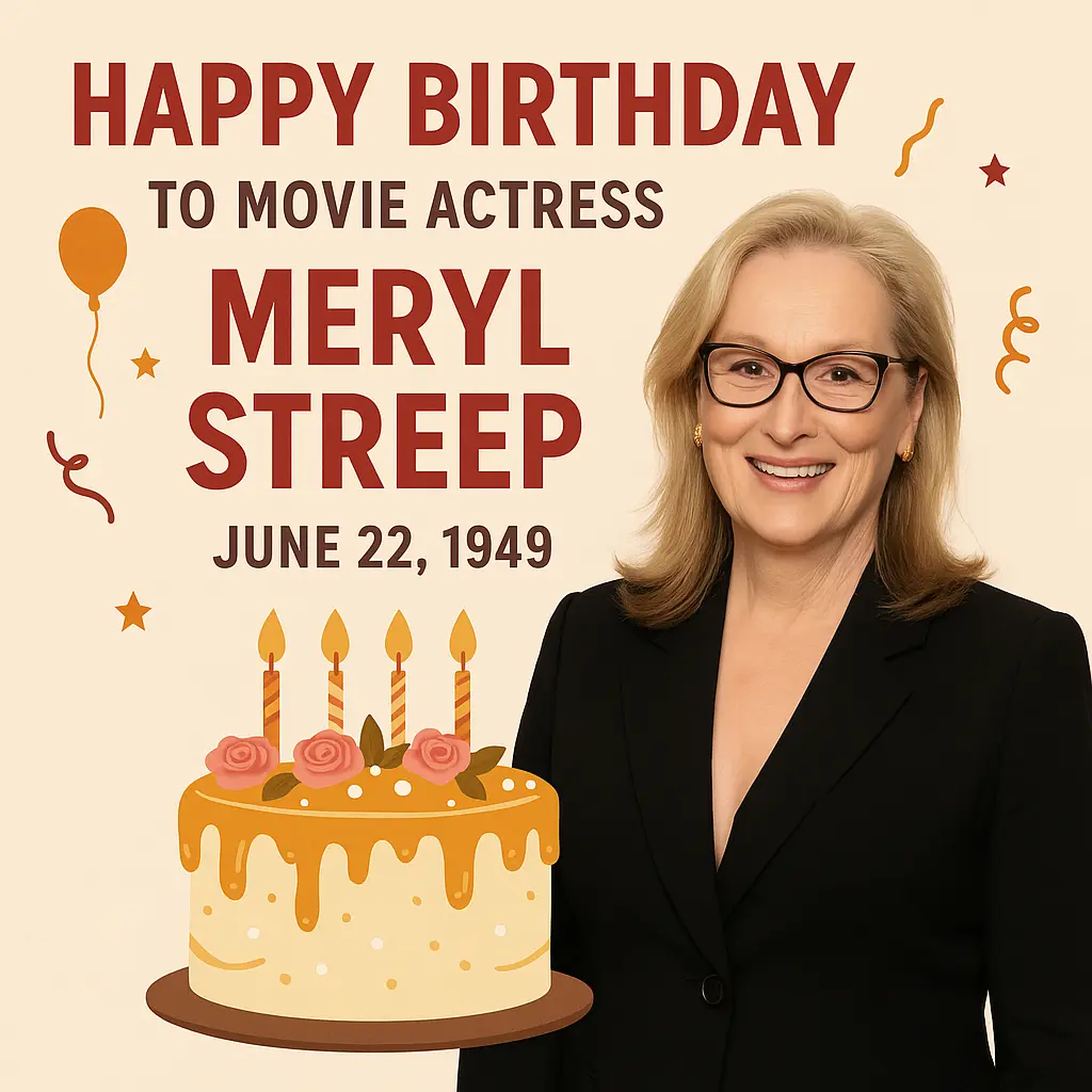 Birthday Wishes Messages for Meryl Streep