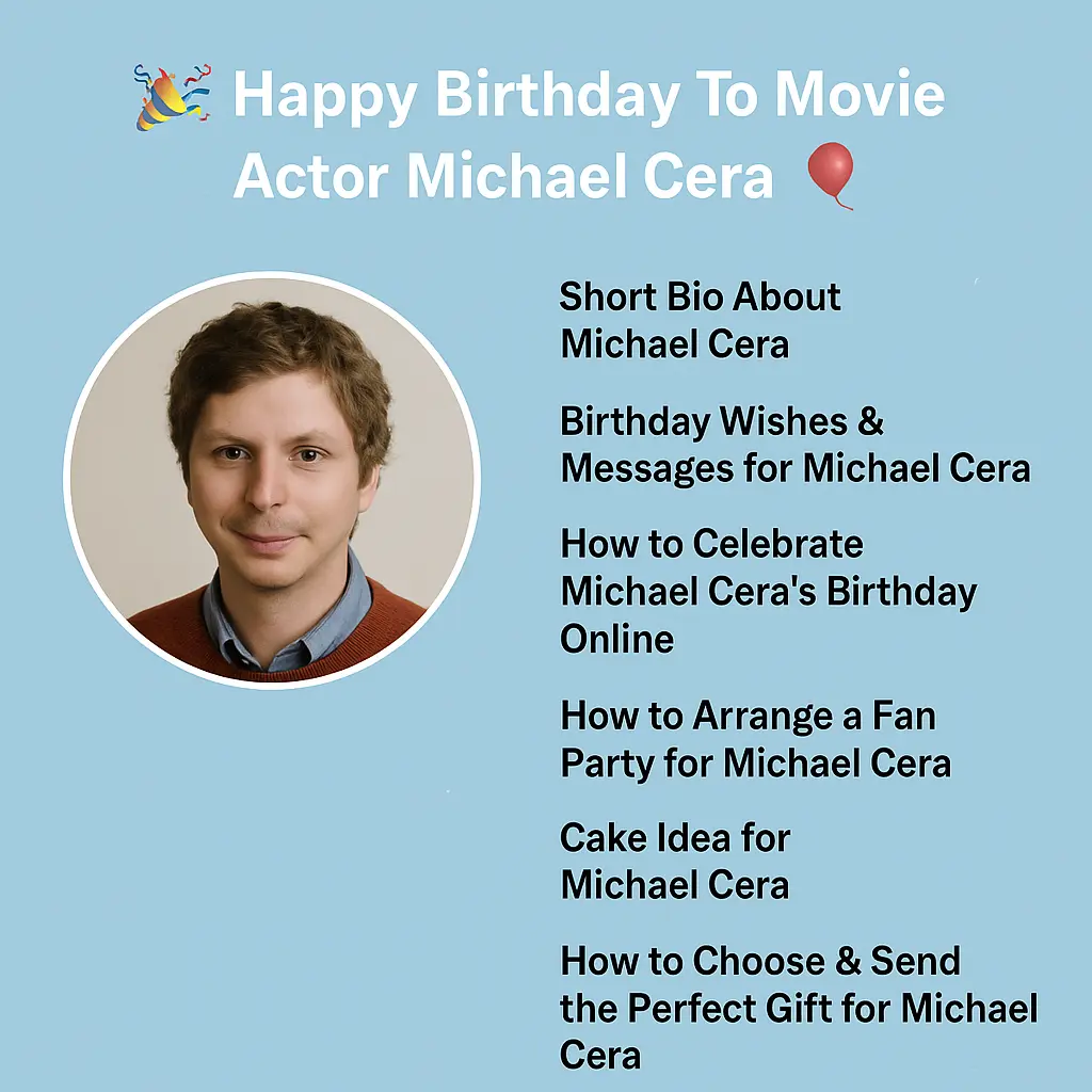 Birthday Wishes Messages for Michael Cera