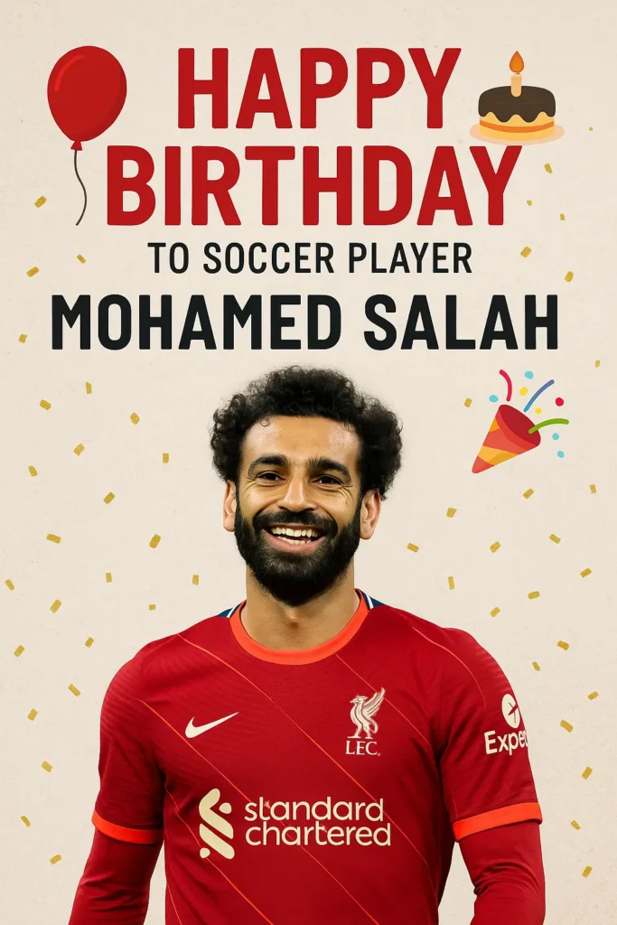 Birthday Wishes Messages for Mohamed Salah