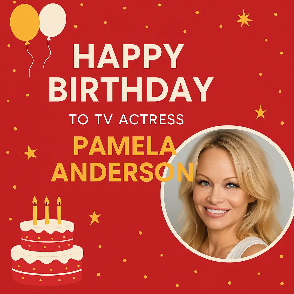 Birthday Wishes Messages for Pamela Anderson