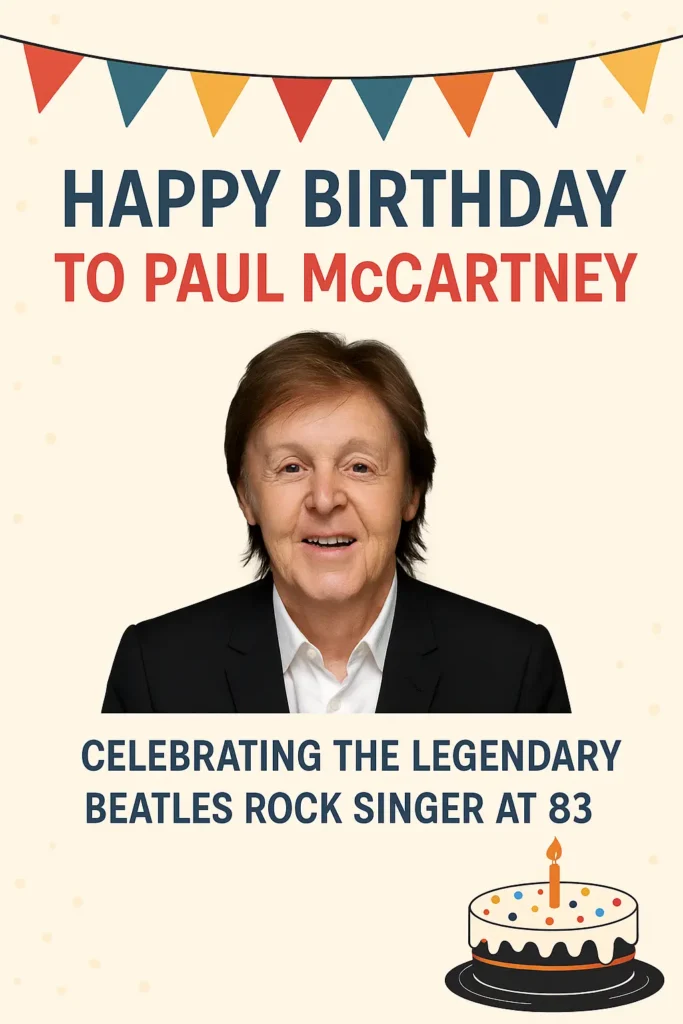 Birthday Wishes Messages for Paul McCartney