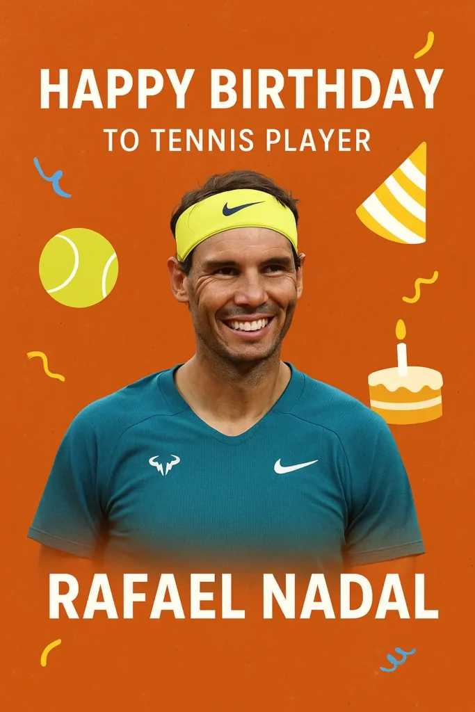 Birthday Wishes Messages for Rafael Nadal