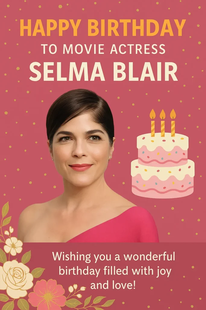 Birthday Wishes Messages for Selma Blair