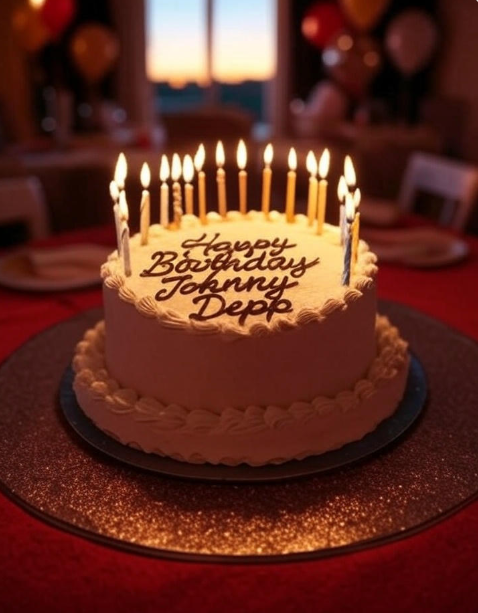 Birthday Cake for Johnny Depp