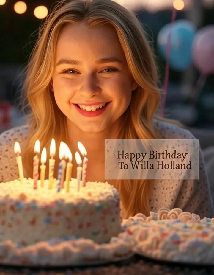 Birthday of Willa Holland