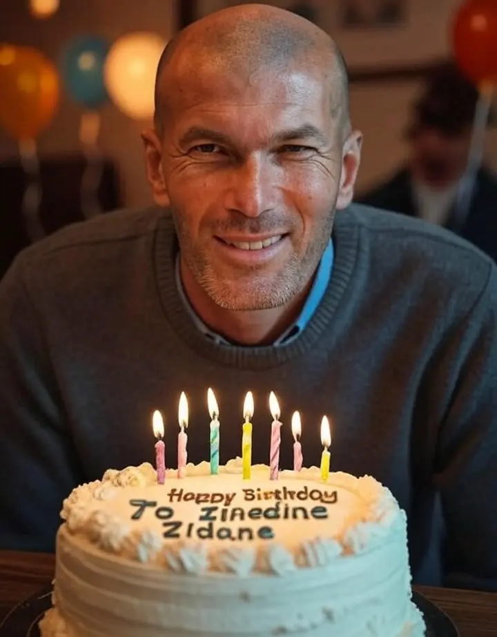 Birthday of Zinedine Zidane