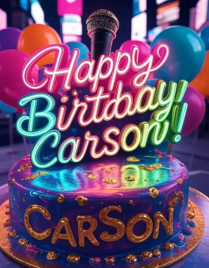 Cake Idea for Carson Daly