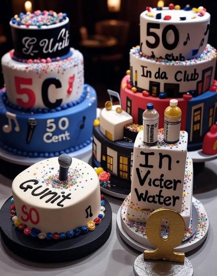 Birthday Cake Ideas for 50 Cent
