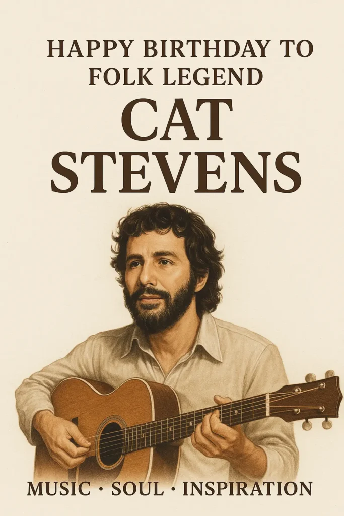 Birthday Wishes Messages for Cat Stevens