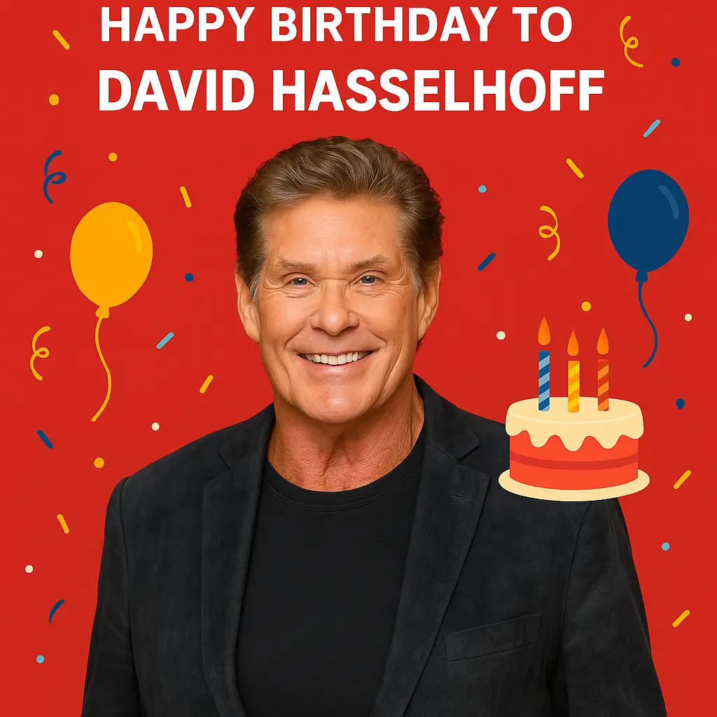 Birthday Wishes Messages for David Hasselhoff