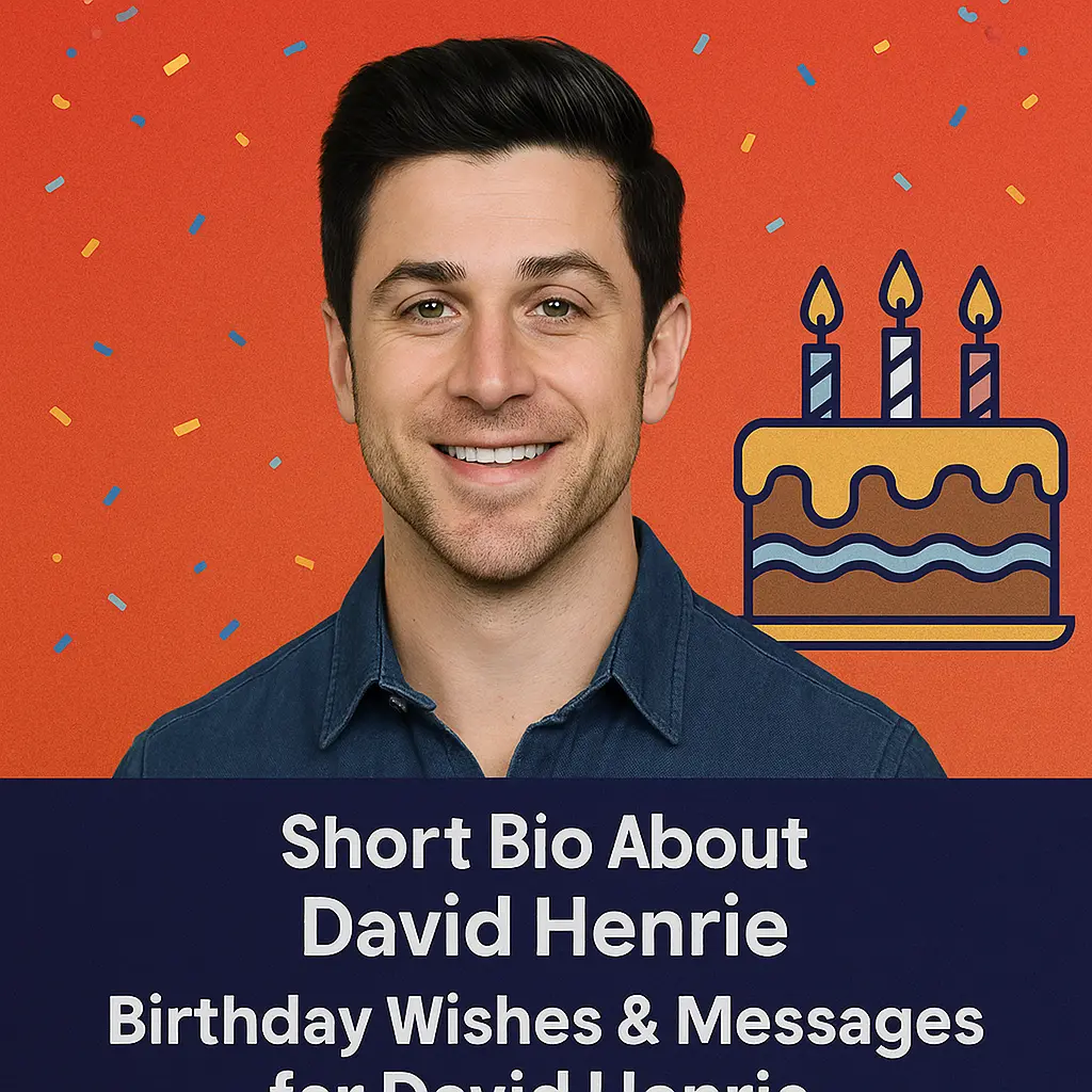 Birthday Wishes Messages for David Henrie