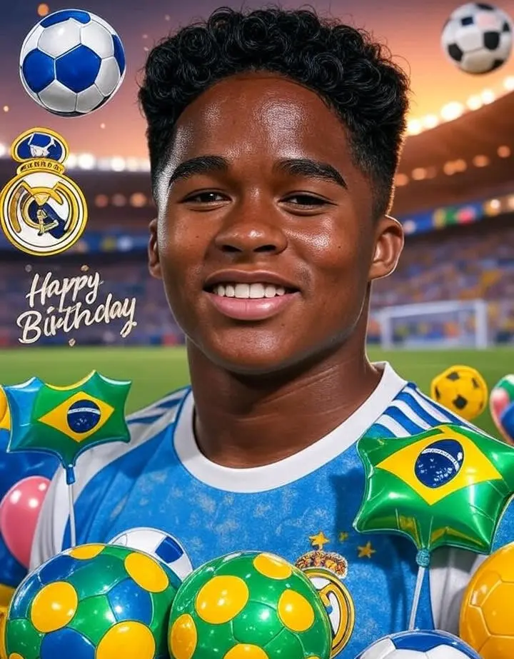 Birthday Wishes Messages for Endrick Felipe