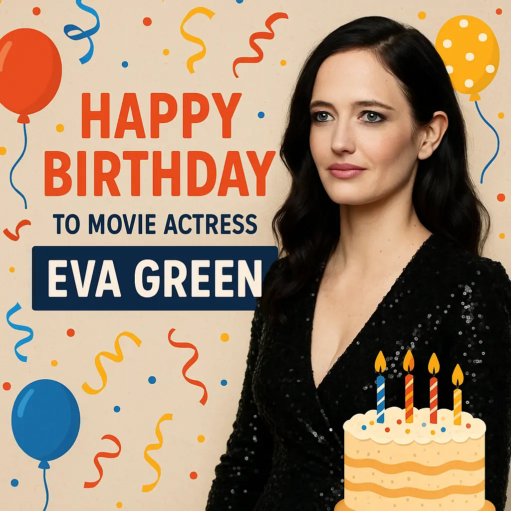 Birthday Wishes Messages for Eva Green