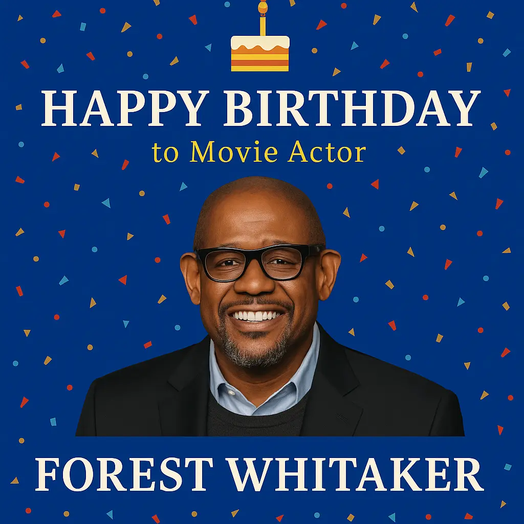 Birthday Wishes Messages for Forest Whitaker