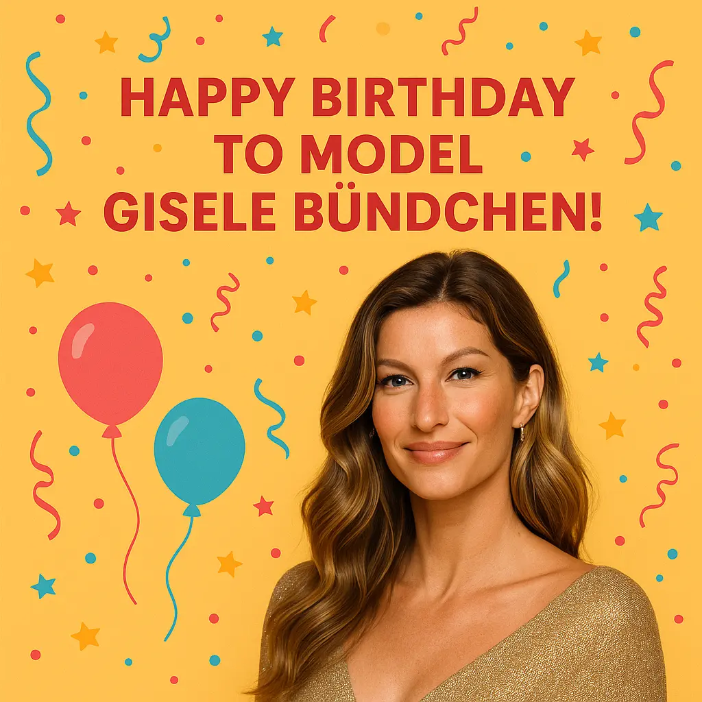 Birthday Wishes Messages for Gisele Bundchen