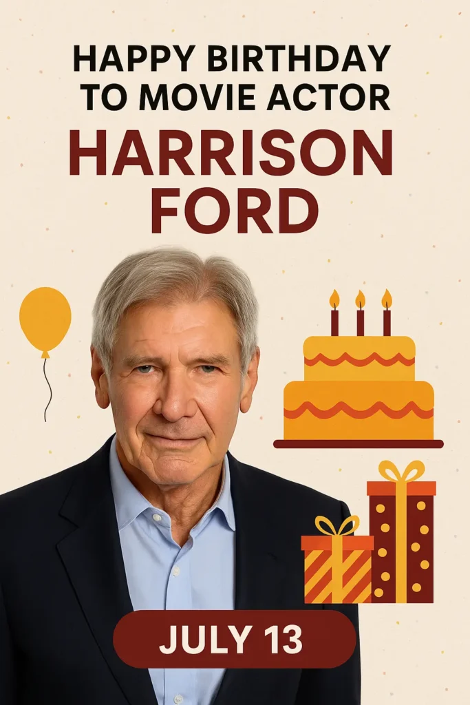 Birthday Wishes Messages for Harrison Ford