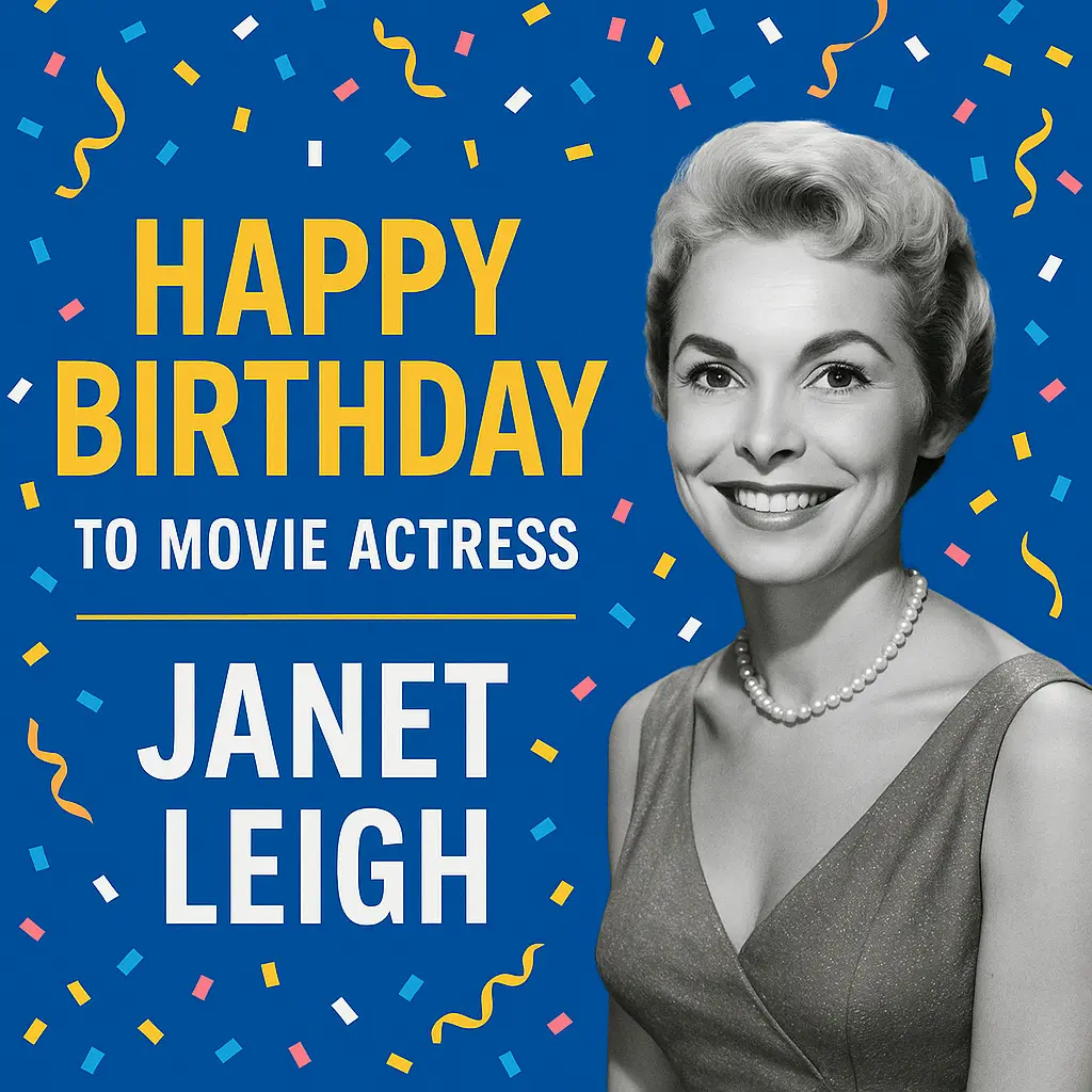 Birthday Wishes Messages for Janet Leigh