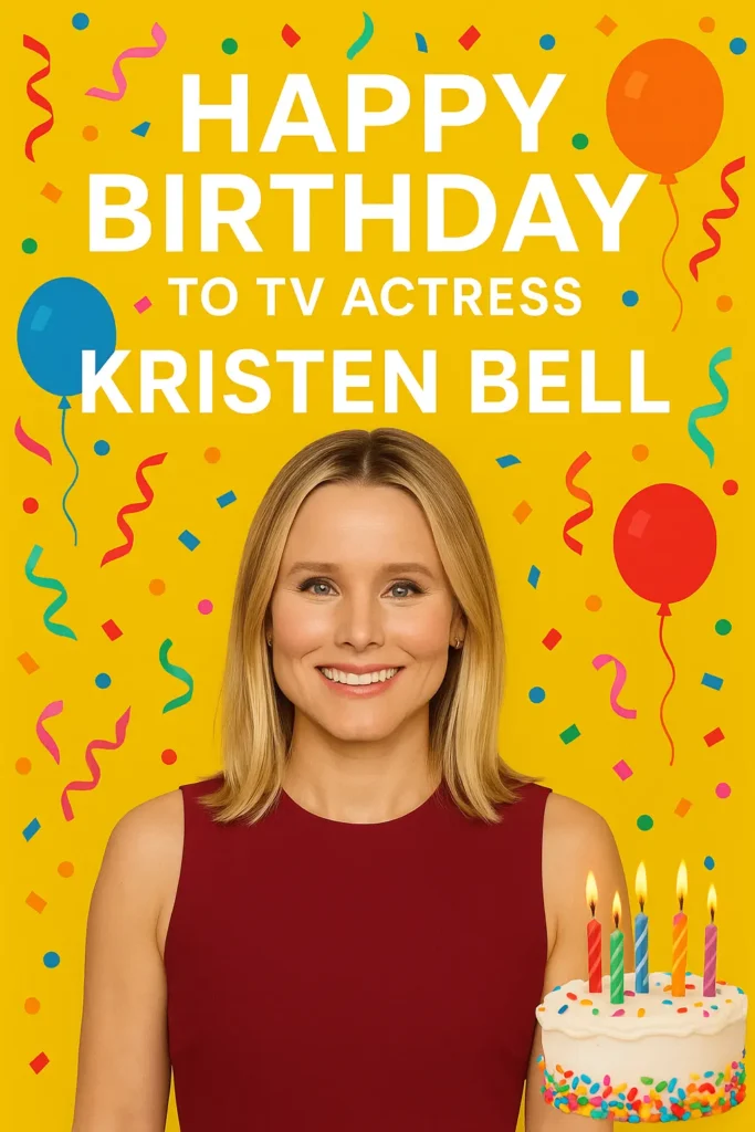 Birthday Wishes Messages for Kristen Bell