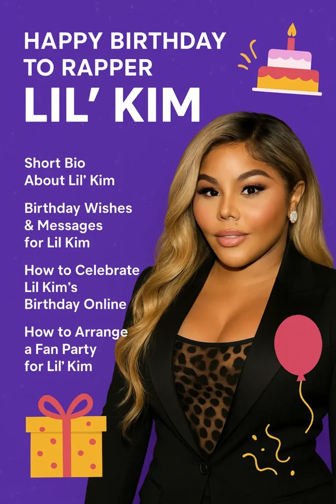 Birthday Wishes Messages for Lil Kim