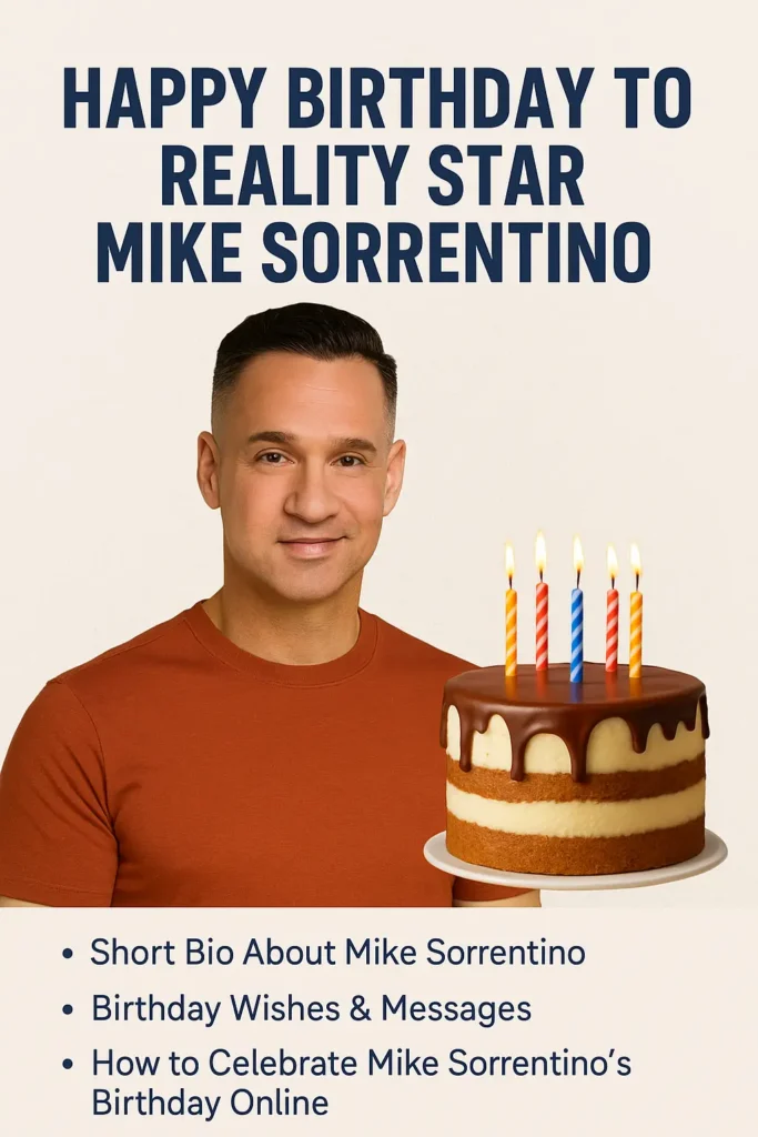 Birthday Wishes Messages for Mike Sorrentino