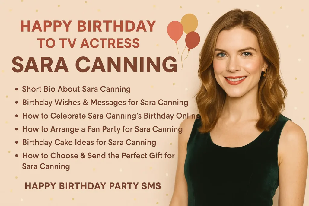 Birthday Wishes Messages for Sara Canning