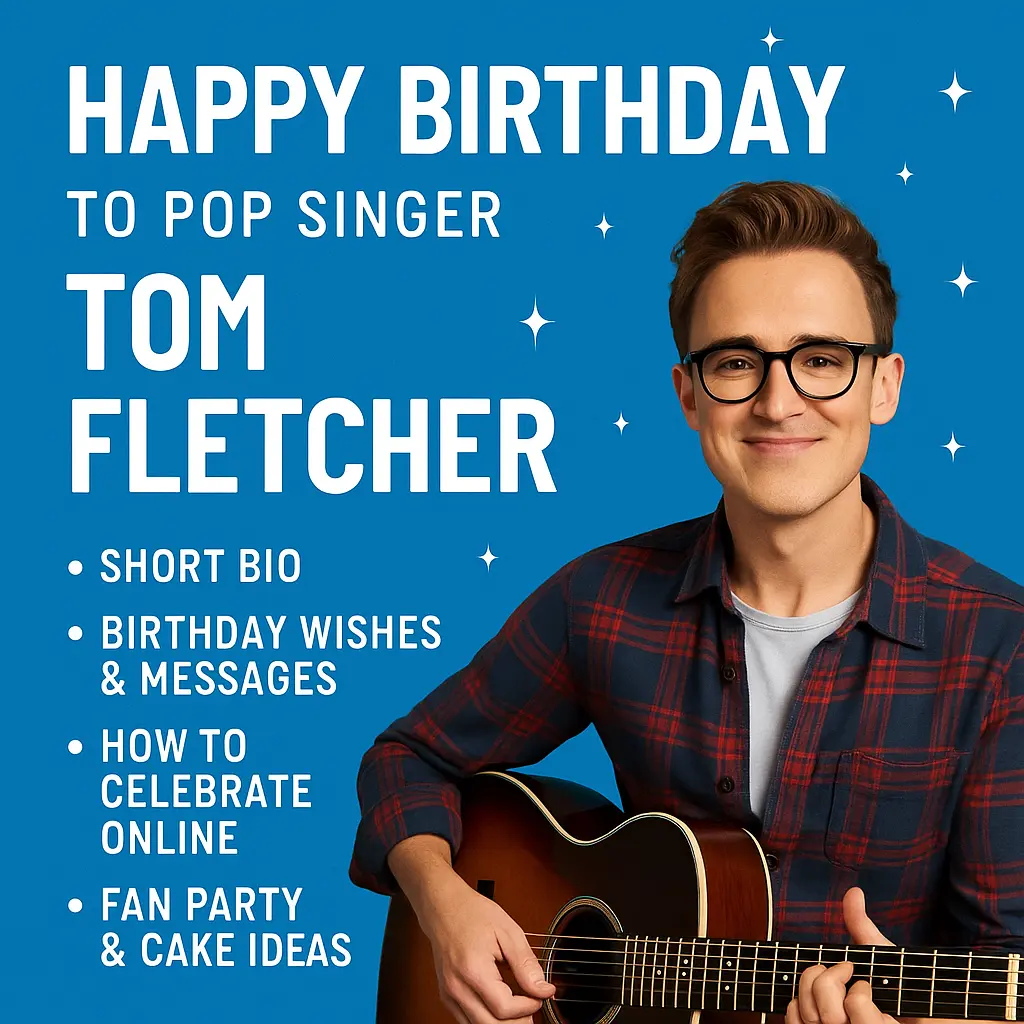 Birthday Wishes Messages for Tom Fletcher